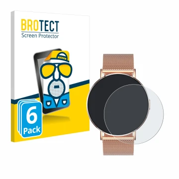 Parte frontale di una confezione del prodotto con il logo del marchio BROTECT. Accanto è raffigurato il dispositivo Levowatch 