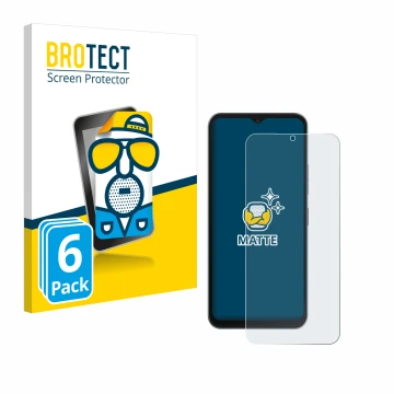 Parte frontale di una confezione del prodotto con il logo del marchio BROTECT. Accanto è raffigurato il dispositivo Telekom T 