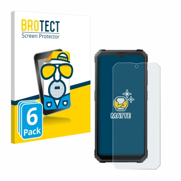 Parte frontale di una confezione del prodotto con il logo del marchio BROTECT. Accanto è raffigurato il dispositivo Blackview 