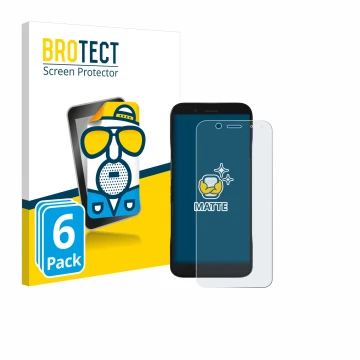 Parte frontale di una confezione del prodotto con il logo del marchio BROTECT. Accanto è raffigurato il dispositivo Datalogic 