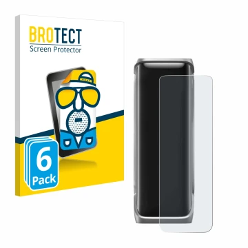 Parte frontale di una confezione del prodotto con il logo del marchio BROTECT. Accanto è raffigurato il dispositivo EcoFlow Ra