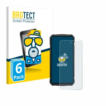 Parte frontale di una confezione del prodotto con il logo del marchio BROTECT. Accanto è raffigurato il dispositivo Ulefone 29