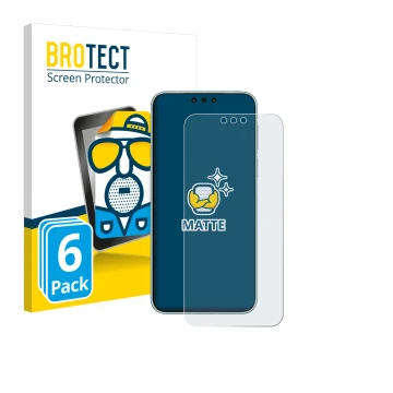 Parte frontale di una confezione del prodotto con il logo del marchio BROTECT. Accanto è raffigurato il dispositivo Huawei Mat