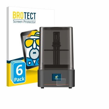 Parte frontale di una confezione del prodotto con il logo del marchio BROTECT. Accanto è raffigurato il dispositivo Anycubic P