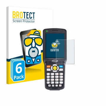 Parte frontale di una confezione del prodotto con il logo del marchio BROTECT. Accanto è raffigurato il dispositivo Unitech HT
