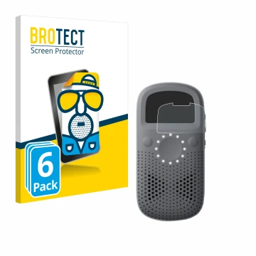 Parte frontale di una confezione del prodotto con il logo del marchio BROTECT. Accanto è raffigurato il dispositivo Relay X co