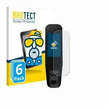 Parte frontale di una confezione del prodotto con il logo del marchio BROTECT. Accanto è raffigurato il dispositivo Xiaomi Ele