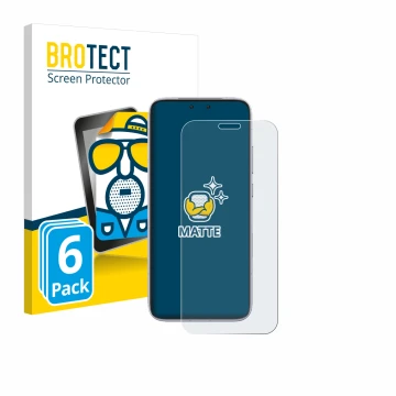 Parte frontale di una confezione del prodotto con il logo del marchio BROTECT. Accanto è raffigurato il dispositivo Honor Magi