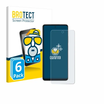 Parte frontale di una confezione del prodotto con il logo del marchio BROTECT. Accanto è raffigurato il dispositivo Oppo A5x 4