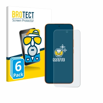 Parte frontale di una confezione del prodotto con il logo del marchio BROTECT. Accanto è raffigurato il dispositivo Xiaomi Red