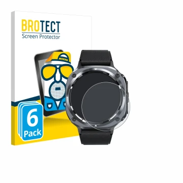 Parte frontale di una confezione del prodotto con il logo del marchio BROTECT. Accanto è raffigurato il dispositivo TIMU S90+ 