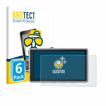 Parte frontale di una confezione del prodotto con il logo del marchio BROTECT. Accanto è raffigurato il dispositivo DJI Ronin 