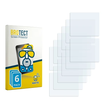 Parte frontale di una confezione del prodotto con il logo del marchio BROTECT. Accanto si trova la protezione per lo schermo c