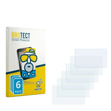 Parte frontale di una confezione del prodotto con il logo del marchio BROTECT. Accanto si trova la protezione per lo schermo c