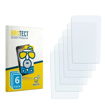 Parte frontale di una confezione del prodotto con il logo del marchio BROTECT. Accanto si trova la protezione per lo schermo c