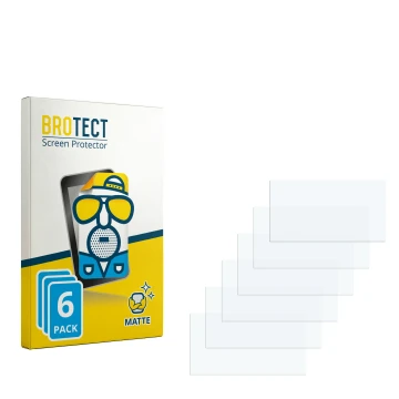 Parte frontale di una confezione del prodotto con il logo del marchio BROTECT. Accanto si trova la protezione per lo schermo c