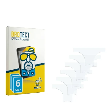 Parte frontale di una confezione del prodotto con il logo del marchio BROTECT. Accanto si trova la protezione per lo schermo c