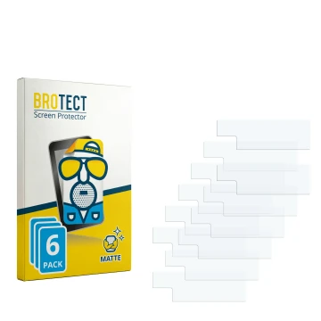 Parte frontale di una confezione del prodotto con il logo del marchio BROTECT. Accanto si trova la protezione per lo schermo c