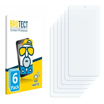 Parte frontale di una confezione del prodotto con il logo del marchio BROTECT. Accanto si trova la protezione per lo schermo c