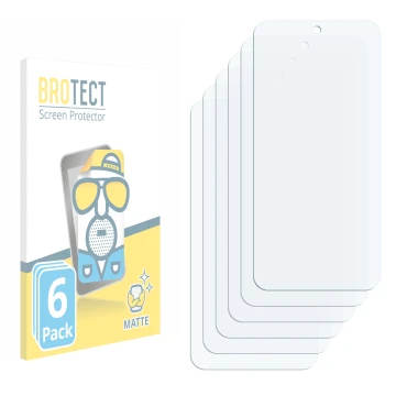 Parte frontale di una confezione del prodotto con il logo del marchio BROTECT. Accanto si trova la protezione per lo schermo c