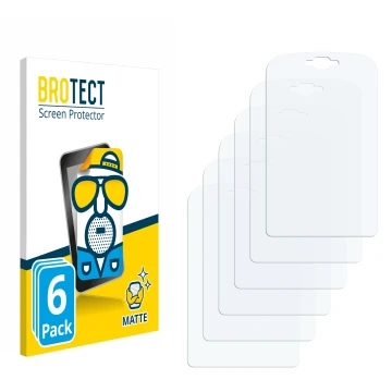 Parte frontale di una confezione del prodotto con il logo del marchio BROTECT. Accanto si trova la protezione per lo schermo c