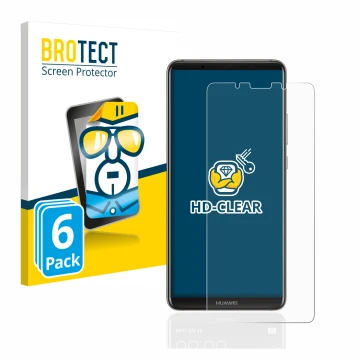 Parte frontale di una confezione del prodotto con il logo del marchio BROTECT. Accanto è raffigurato il dispositivo Huawei Mat