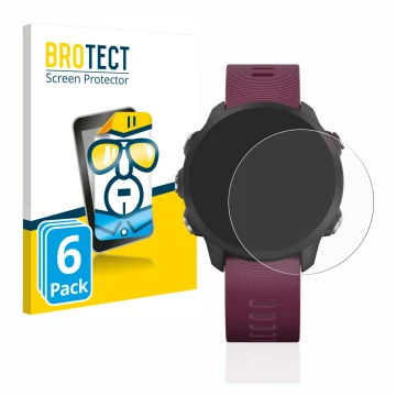 Parte frontale di una confezione del prodotto con il logo del marchio BROTECT. Accanto è raffigurato il dispositivo Garmin For