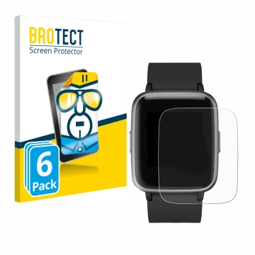 Parte frontale di una confezione del prodotto con il logo del marchio BROTECT. Accanto è raffigurato il dispositivo Letsfit Fi