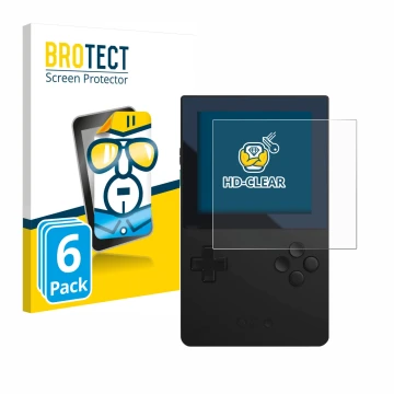 Parte frontale di una confezione del prodotto con il logo del marchio BROTECT. Accanto è raffigurato il dispositivo Analogue P