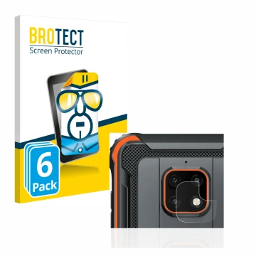 Parte frontale di una confezione del prodotto con il logo del marchio BROTECT. Accanto è raffigurato il dispositivo Blackview 