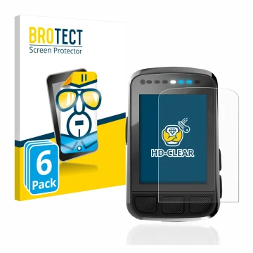 Parte frontale di una confezione del prodotto con il logo del marchio BROTECT. Accanto è raffigurato il dispositivo Wahoo Elem