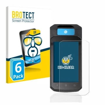 Parte frontale di una confezione del prodotto con il logo del marchio BROTECT. Accanto è raffigurato il dispositivo Accu-Chek 