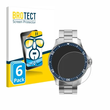 Parte frontale di una confezione del prodotto con il logo del marchio BROTECT. Accanto è raffigurato il dispositivo Withings S
