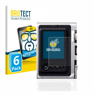 Parte frontale di una confezione del prodotto con il logo del marchio BROTECT. Accanto è raffigurato il dispositivo Fujifilm I