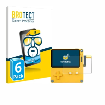 Parte frontale di una confezione del prodotto con il logo del marchio BROTECT. Accanto è raffigurato il dispositivo Panic Play