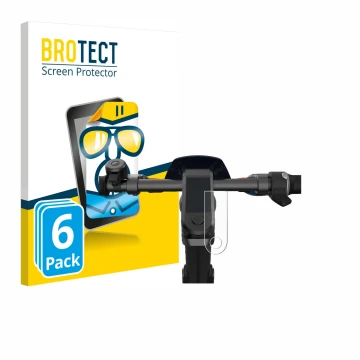 Parte frontale di una confezione del prodotto con il logo del marchio BROTECT. Accanto è raffigurato il dispositivo NIU KQi3 P