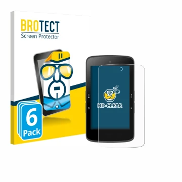 Parte frontale di una confezione del prodotto con il logo del marchio BROTECT. Accanto è raffigurato il dispositivo Bryton Rid