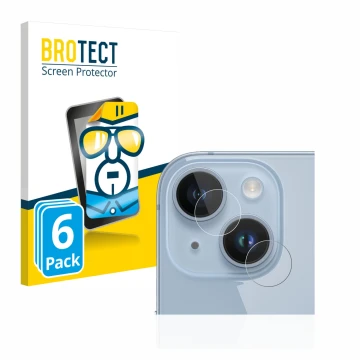 Parte frontale di una confezione del prodotto con il logo del marchio BROTECT. Accanto è raffigurato il dispositivo Apple iPho