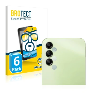 Parte frontale di una confezione del prodotto con il logo del marchio BROTECT. Accanto è raffigurato il dispositivo Samsung Ga