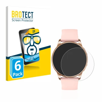 Parte frontale di una confezione del prodotto con il logo del marchio BROTECT. Accanto è raffigurato il dispositivo Levowatch 