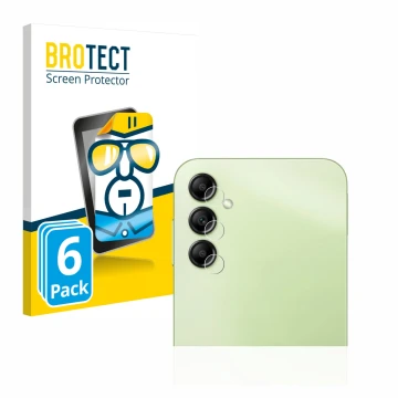 Parte frontale di una confezione del prodotto con il logo del marchio BROTECT. Accanto è raffigurato il dispositivo Samsung Ga