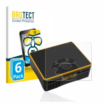 Parte frontale di una confezione del prodotto con il logo del marchio BROTECT. Accanto è raffigurato il dispositivo Junsi iCha