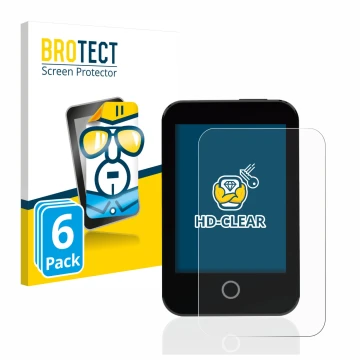 Parte frontale di una confezione del prodotto con il logo del marchio BROTECT. Accanto è raffigurato il dispositivo Medtrum To