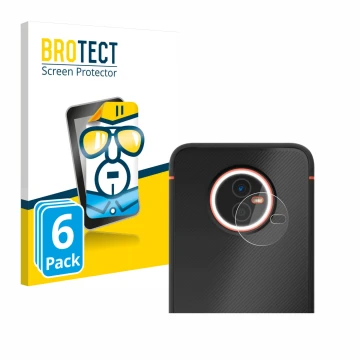 Parte frontale di una confezione del prodotto con il logo del marchio BROTECT. Accanto è raffigurato il dispositivo Gigaset GX