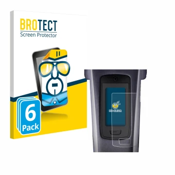 Parte frontale di una confezione del prodotto con il logo del marchio BROTECT. Accanto è raffigurato il dispositivo TQ HPR50 E