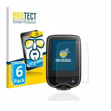 Parte frontale di una confezione del prodotto con il logo del marchio BROTECT. Accanto è raffigurato il dispositivo Freestyle 