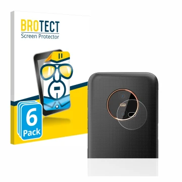 Parte frontale di una confezione del prodotto con il logo del marchio BROTECT. Accanto è raffigurato il dispositivo Gigaset GX