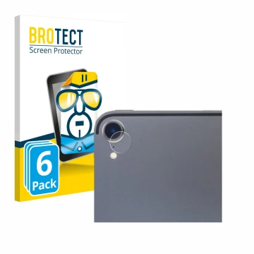 Parte frontale di una confezione del prodotto con il logo del marchio BROTECT. Accanto è raffigurato il dispositivo Apple iPad