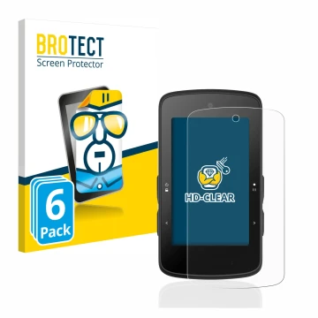 Parte frontale di una confezione del prodotto con il logo del marchio BROTECT. Accanto è raffigurato il dispositivo Bryton Rid