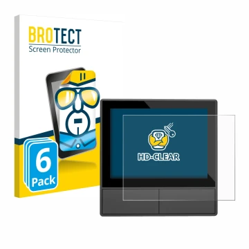 Parte frontale di una confezione del prodotto con il logo del marchio BROTECT. Accanto è raffigurato il dispositivo SONOFF NSP